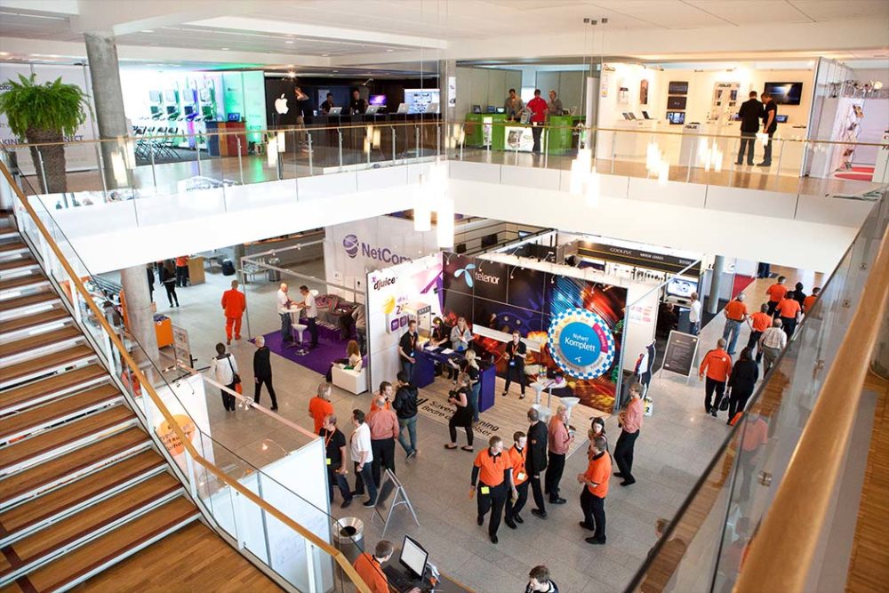 Exhibition for companies at the conference center