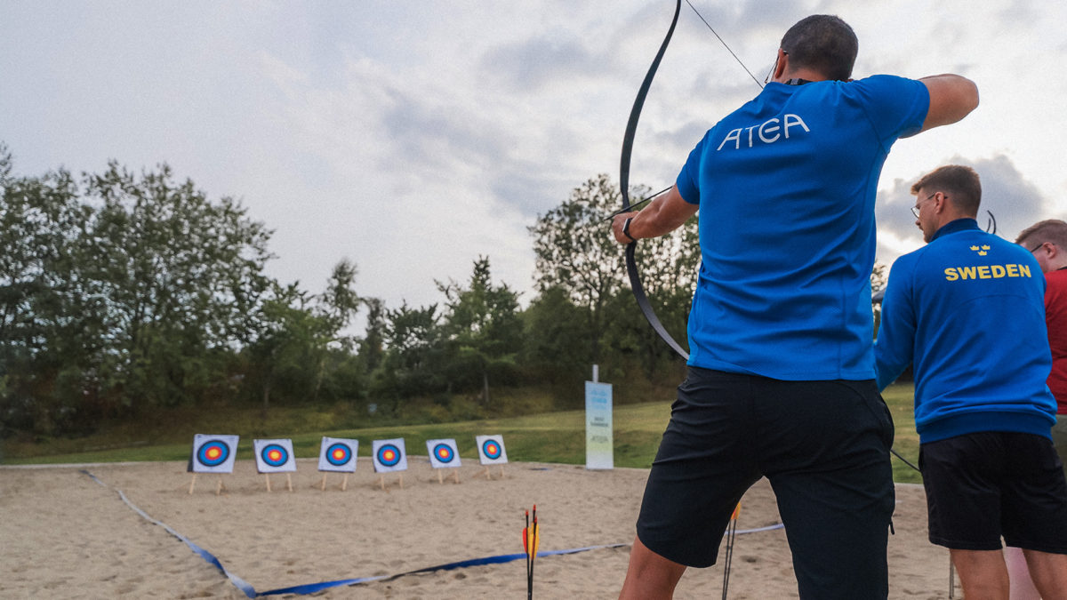 Bueskyting, strandområdet