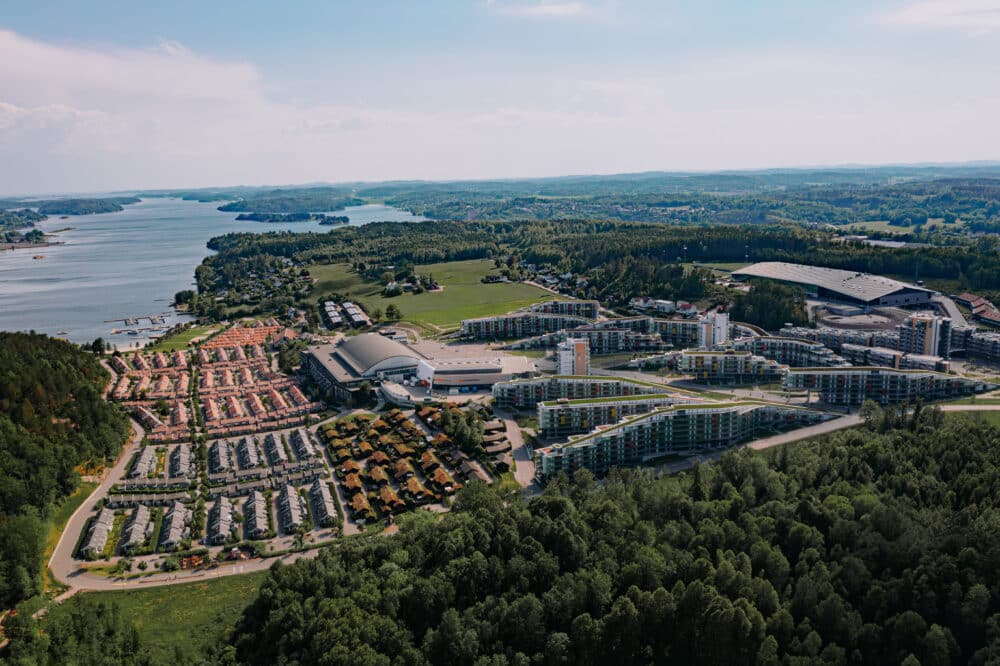 Oslofjord Convention Center i Vestfold. Stedet kan ha 9000 overnattende gjester. 