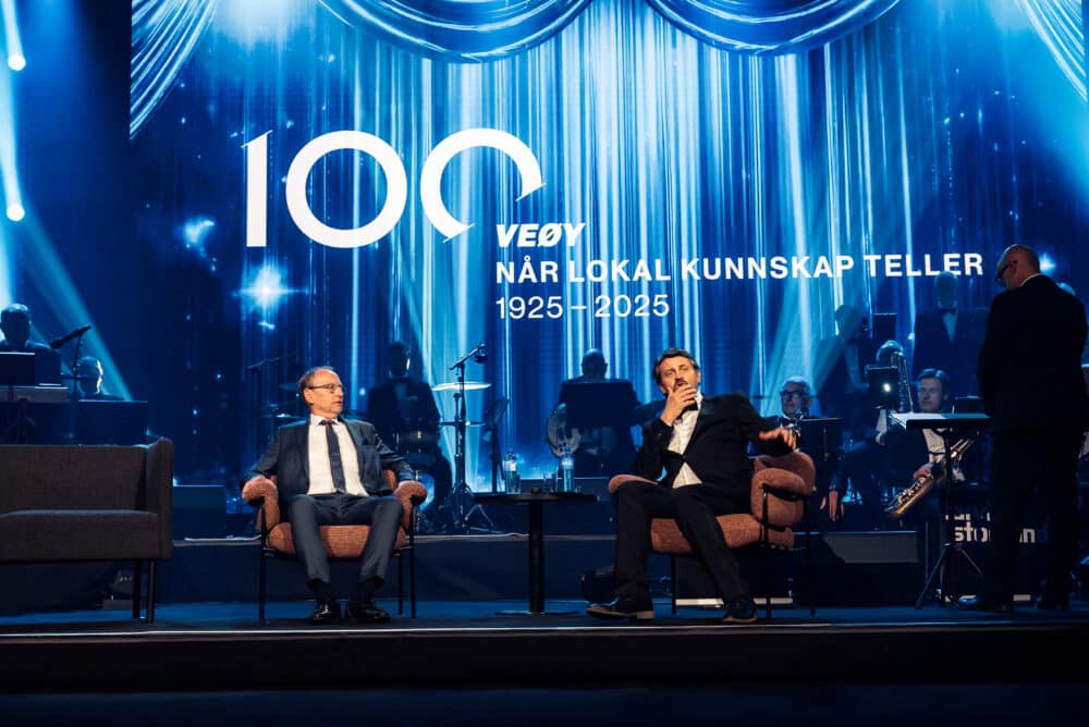 Veøy markerte 100 år på Oslofjord Convention Center. 